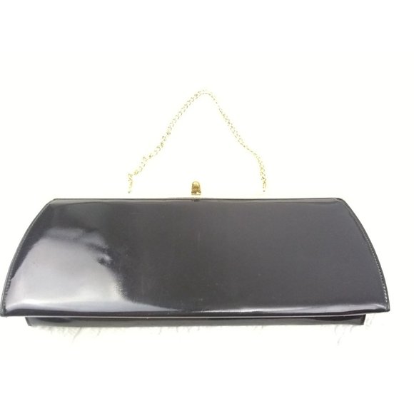 Vintage Theodor California extra wide elegant small handbag gold chain - Picture 4 of 12